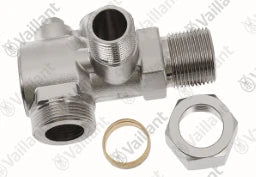 VAILLANT Maintenance Valve, Angle Rp 3/4 VC Installation Sets 306703, 306707 etc. - 0020224255
