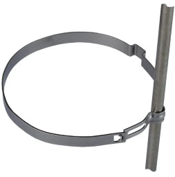 DEHN Leitungshalter f. Rd 8mm  NIRO f. Regenfallrohre D 100mm   – 200059