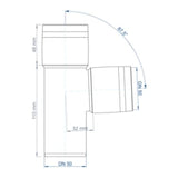 POLOPLAST PO Branch POLO-KAL XS DN 50/50/87 Degrees – 102217