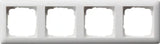 GIRA Frame 4-gang Standard 55 pure white matt – 021404