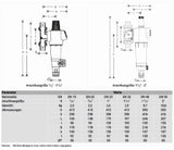 RESIDEO Resideo Filterkomb. Primus-Plus FK74CS 0,1mm, bleifrei, LFAA, 3/4"  – FK74CS-3/4LFAA