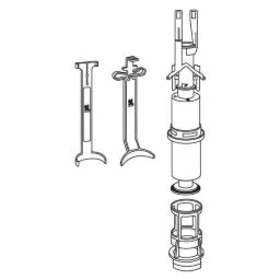 REHAU Ablaufventil-Set UP-Spülkasten Typ: A12 / E11-E21-E31  – 18965901785