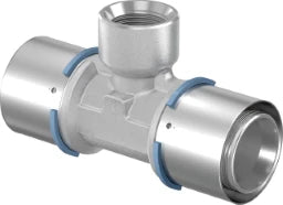 UPONOR Uponor Press-T-Stück MLC mit IG 50-Rp1-50  – 1046929