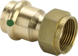 VIEGA Viega Union with SC Sanpress 2263 Flat Sealing in 28mmxG1 Silicon Bronze - 692 629