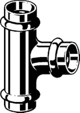 VIEGA Viega T-Stück mit SC Profipress 2418 in 22x18x22mm Kupfer   – 291 945