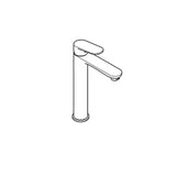 KLUDI Kludi X1 Basin Mixer 240 without Waste Chrome – 322980575