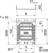 OBO Cable Tray RKSM Magic, with quick connector 60x100x3050 strip galvanized steel – 6047611