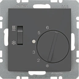 BERKER S.1/B.x Room Temperature Controller for Heat Pumps anthracite matt – 20291606