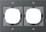 GIRA Frame 2-gang TX44 (flush-mounted IP44) anthracite – 021267