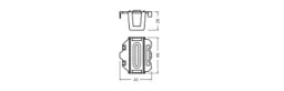LEDVANCE PUSH CONTROL UNIT FLUSH MOUNT DALI-2 TW FLUSH MOUNT DALI-2 TW  – 4058075837584