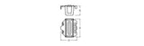 LEDVANCE PUSH CONTROL UNIT FLUSH MOUNT DALI-2 TW FLUSH MOUNT DALI-2 TW  – 4058075837584