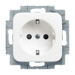 BUSCH-JAEGER Socket with Child Protection Reflex SI alpine white - 2CKA002013A4656