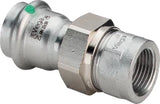 VIEGA Viega Union with SC Sanpress Inox 2362 in 28mm x Rp1 Stainless Steel – 437 534