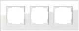 GIRA Frame 3-gang Esprit Glass white – 021312