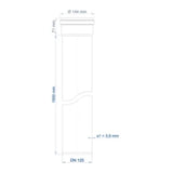 POLOPLAST PO Socket Pipe POLO-KAL NG DN 125/1500 – 02054