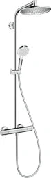 HANSGROHE HG Crometta S 240 EcoSmart Showerpipe Chrome – 27268000