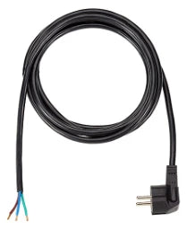 BACHMANN Power Cord H05VV-F 3G1.5, black L:5.0m AEH/CEE7/7 – 305.176