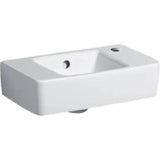 GEBERIT SANITARY Geberit Renova Plan Hand Basin 40x25cm white with tap hole with overflow – 272140000
