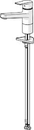 HANSA Hansa Twist Kitchen Mixer Tap with Flexible Hose, Full Lever, A199, Chrome – 0914 2283