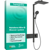 HANSGROHE HG Showerpipe Raindance Alive Q 210/340 2jet with thermostat BBC – 24590340