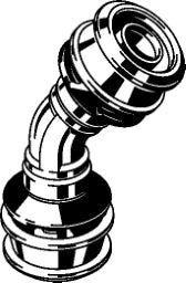 VIEGA Viega Winkelkupplung mit SC Raxofix 5326 in 50mm Siliziumbronze 45 Grad   – 647 100