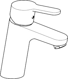 HANSA Hansa Primo XL Waschtischmischer ohne Ablaufgarnitur mit Flexschläuche chrom   – 4937 2203