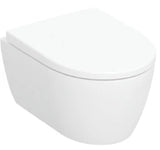 GEBERIT SANITARY Geberit iCon Set Wall-hung WC Rimfree white, shortened projection, EFF3, with seat – 502.381.00.1