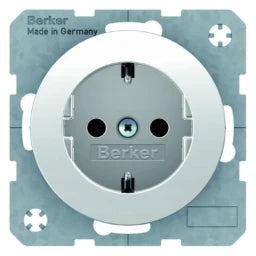 BERKER SCHUKO Socket R.1/R.3 polar white, glossy – 47432089