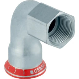GEBERIT GE Mapress C-Stahl Uebergangswinkel 90 Gr. d28mm x Rp3/4 verzinkt  – 21661