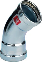 VIEGA Viega Elbow 45 Degrees with SC Prestabo 1126XL in 64.0mm Galvanized Steel – 597 603