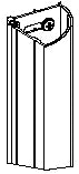 PROVEX Provex Wall rail variable 1950 60-90 profile silver chrome – 1196SA28F