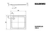 KALDEWEI Kaldewei Superplan Shower Tray white 100x80x2.5 – 447200010001