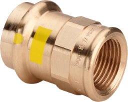 VIEGA Viega transition piece with SC Profipress G 2612 for gas in 22mm x Rp1/2 red brass - 346 416