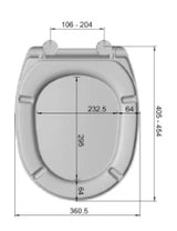 MKW MKW Studio FL Toilet Seat with Lid with Metal Hinge, White - BA00-0A01