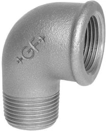 FISCHER GEORG FITTINGS Knie Fig. 92 5/4" schwarz   – 770092107
