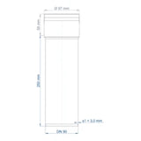 POLOPLAST PO Single Socket Pipe POLO-KAL XS DN 90/250 – 102071