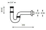 FERTINGER RF WT-Röhrensifon 5/4"  – RF72R