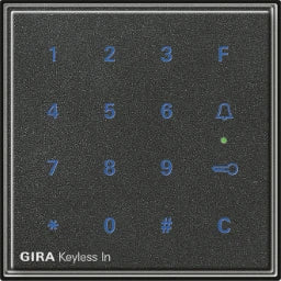 GIRA Keyless In Codetastatur TX44 (Unterputz IP44) anthrazit   – 260567
