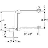 GEBERIT GE WT Raumsparsiphon G1 1/4 d32 151116  – 151.116.11.1