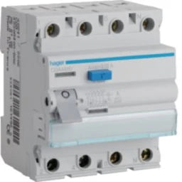 HAGER Residual Current Device 4P 6kA 40A 30mA Type A – CDA440D