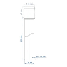 POLOPLAST PO Socket Pipe POLO-KAL XS DN 40/250 – 102011