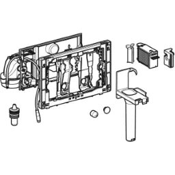 GEBERIT GE Duofresh Geruchabsaugung 12V automatisch, verchromt  – 115.050.21.2