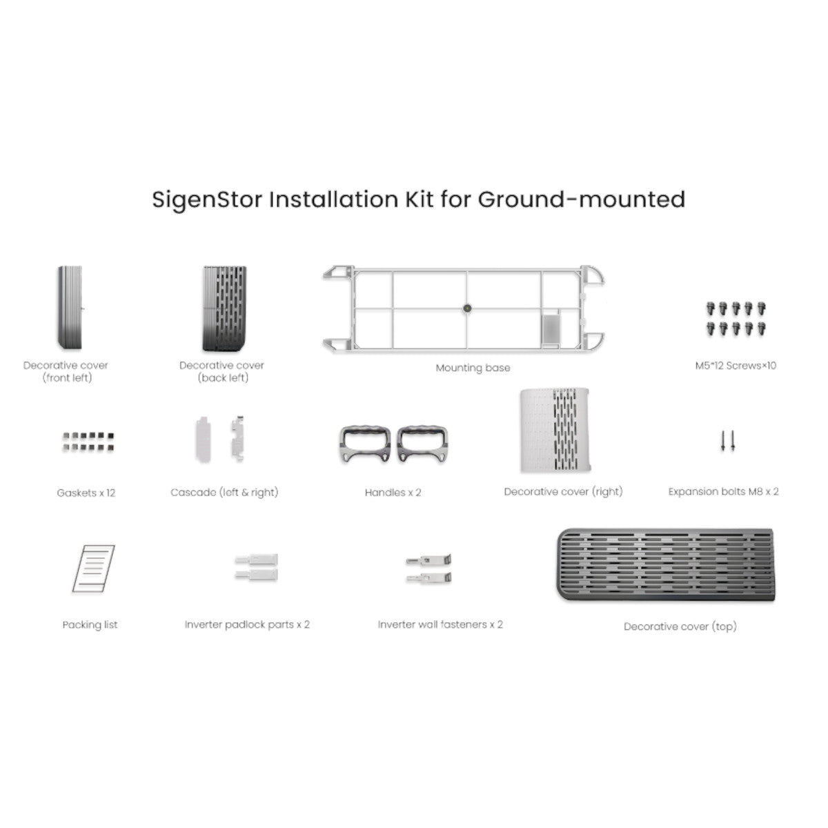 Sigenergy Bodenmontagekit