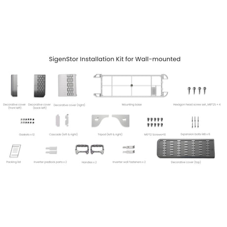Sigenergy Installation Kit Wandmontage