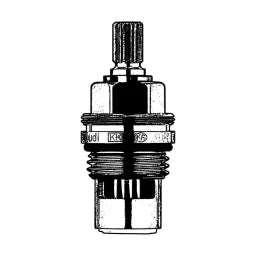 KLUDI Kludi Keramik-Oberteil 1/2" 180° Neutral  – 7502500-00