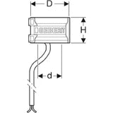 GEBERIT GE Pluvia Heating 230V 16W 359971 – 359.971.00.1