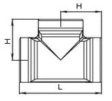 HAWLE ZAK 46 T-piece – 5006210