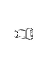 PALME Palme Door Seal Profile 90Deg. for 5-6mm ESG L=2000mm – 102904