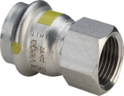 VIEGA Viega Sanpress Inox G-Übergangsstück 0212 (Gas) in d18 x Rp1/2 Edelstahl   – 486 853
