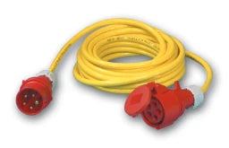 PC ELECTRIC CEE Verlängerung 25m N07V3V3  5x1,5° Stecker --> Kupplung, 16A 5p   – 980925515111-P